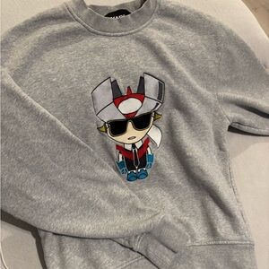 Gray Graphic Men’s Sweater